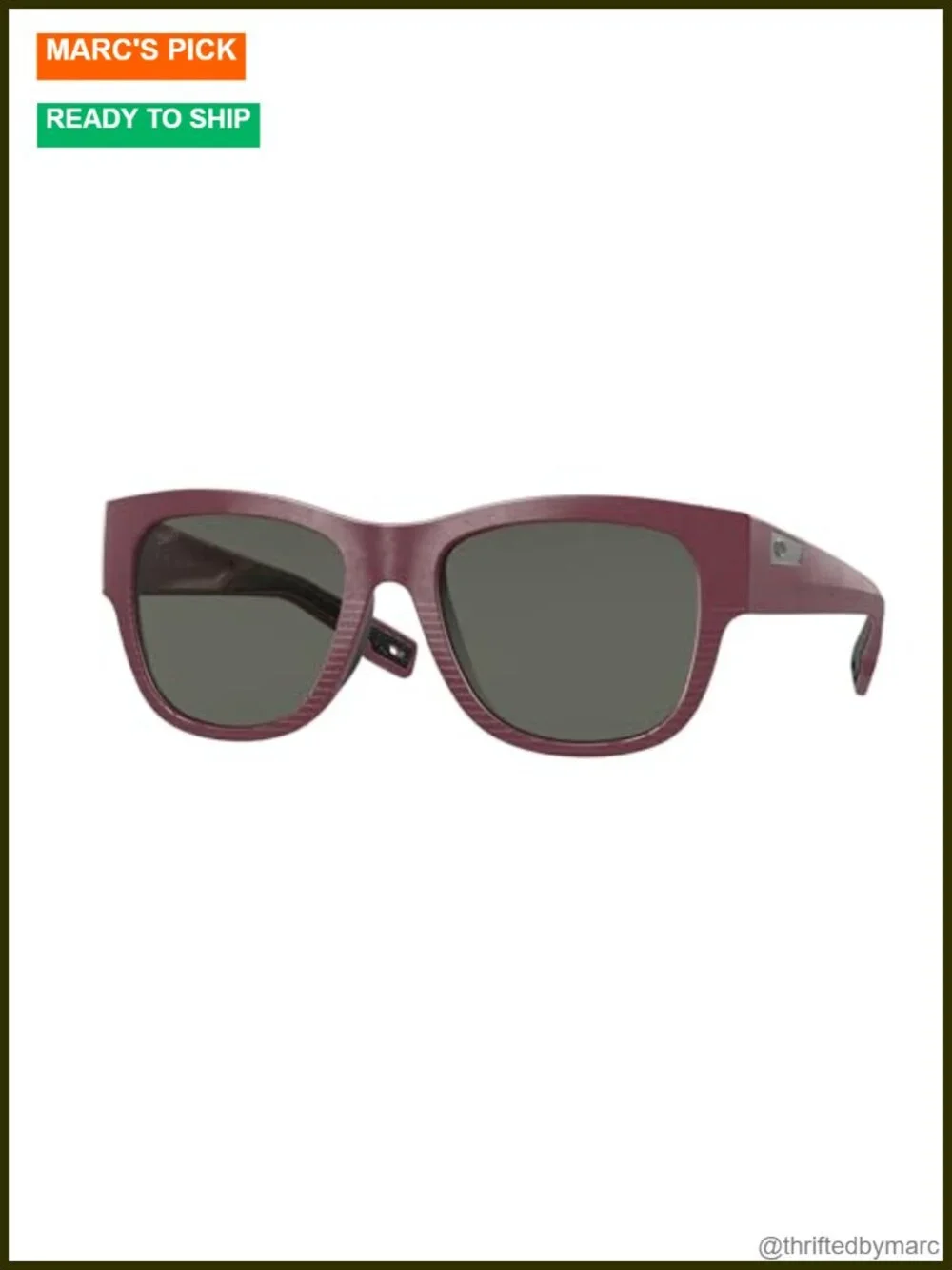 Costa Del Mar Caleta Aviator Sunglasses - 580G Glass Lenses, Polarized, UV